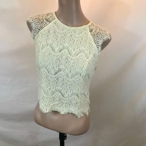 Charlotte Russe Size Large zip up back top
